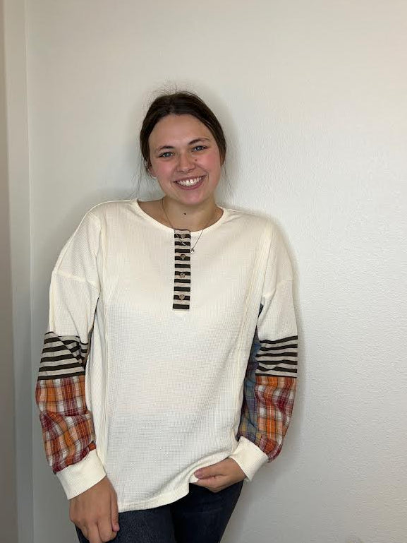 Falling for Stripes Top