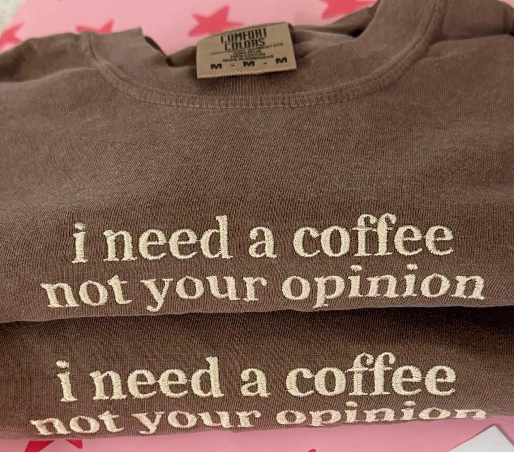 Need Coffee, Not your opinion