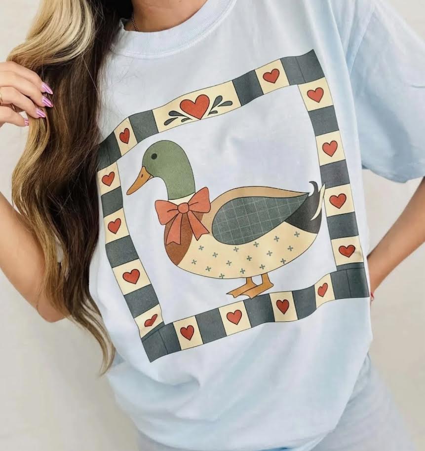 Blue Vintage Duck Tee
