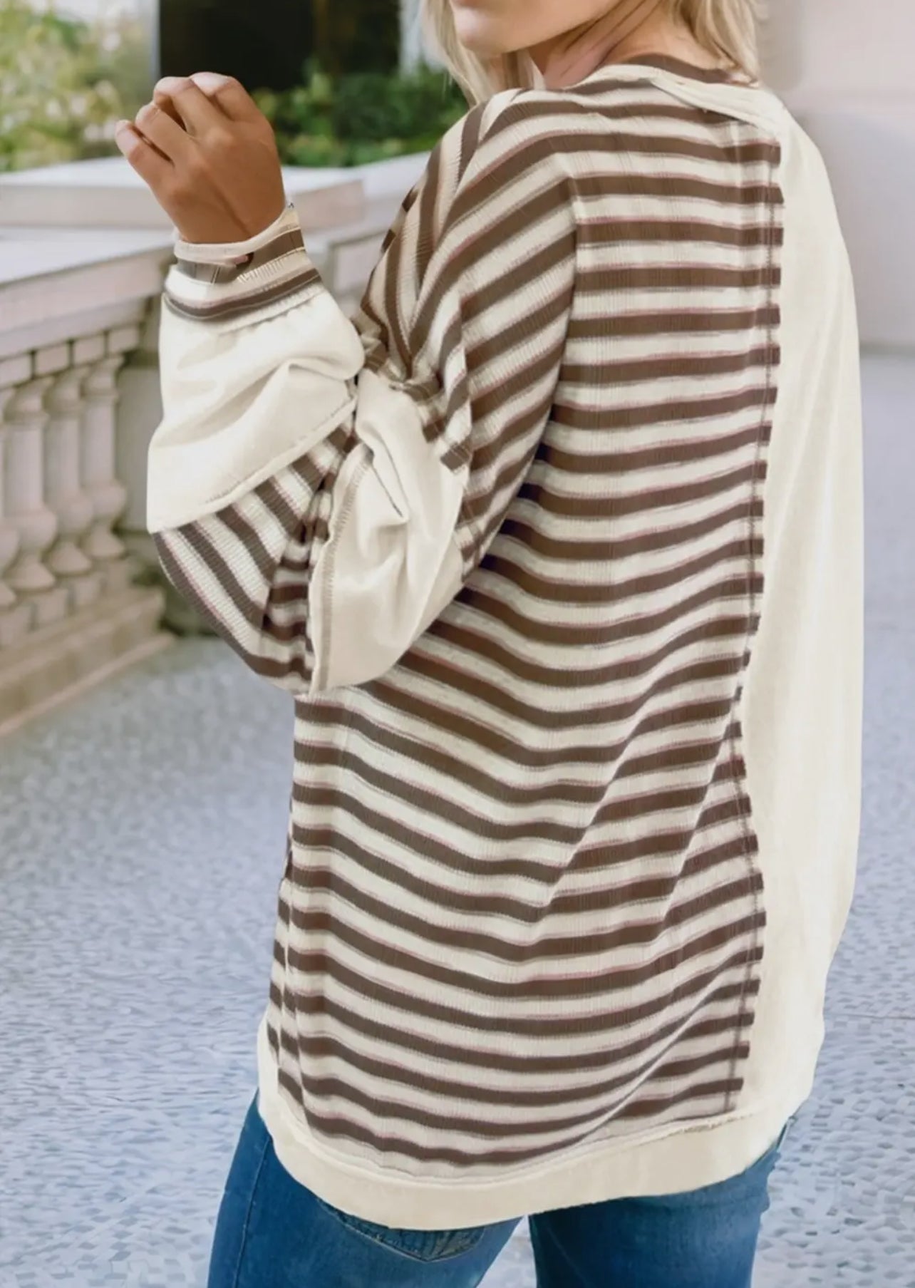 Colorblock Striped Top