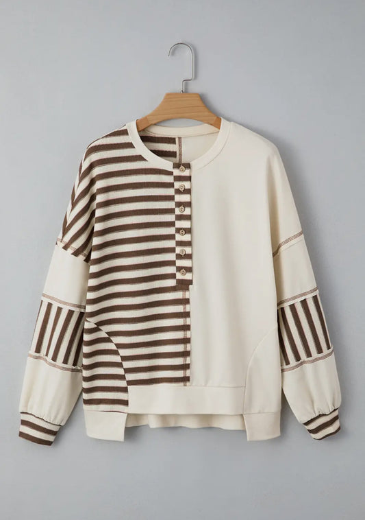 Colorblock Striped Top