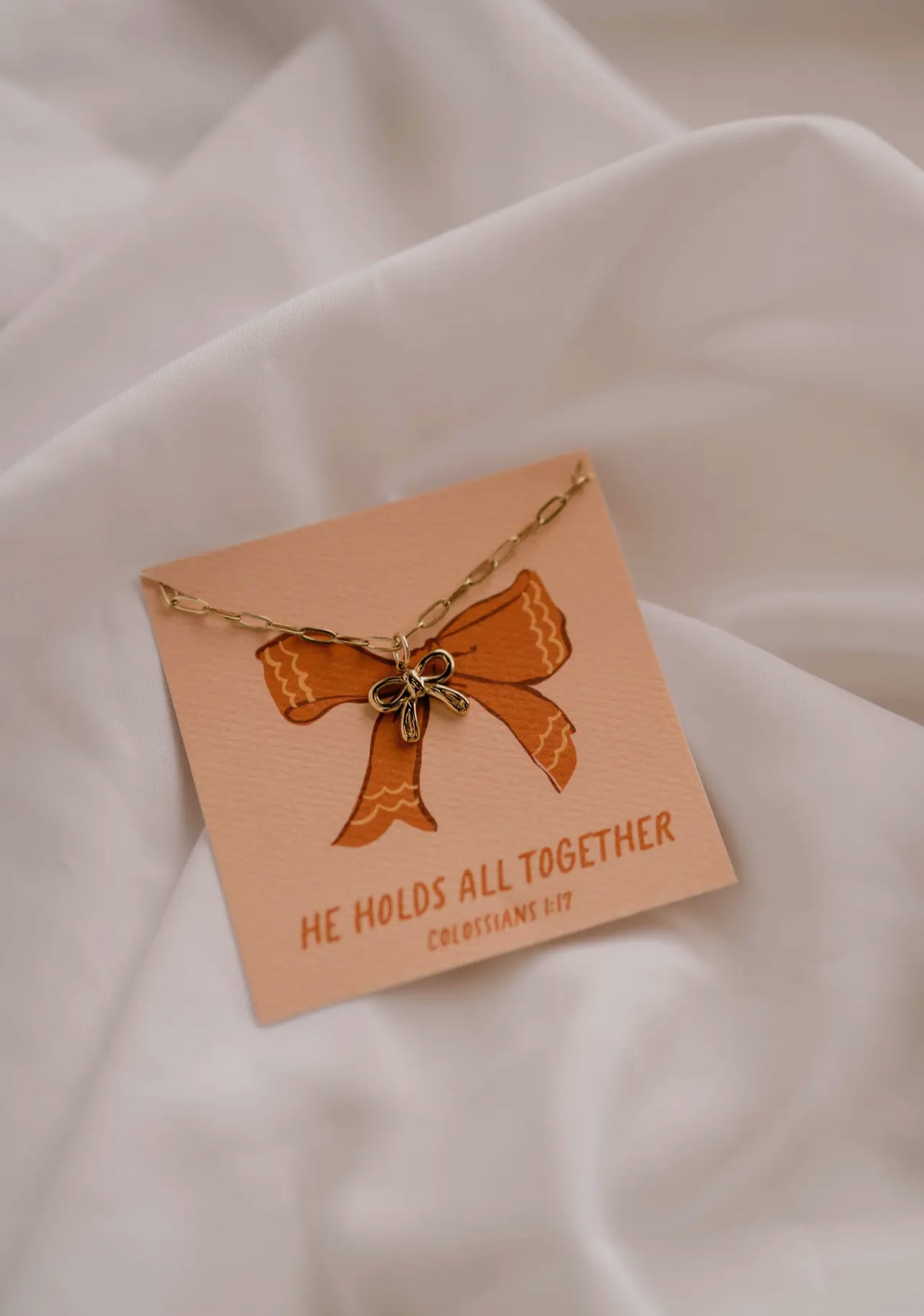 Bow Pendant Necklace