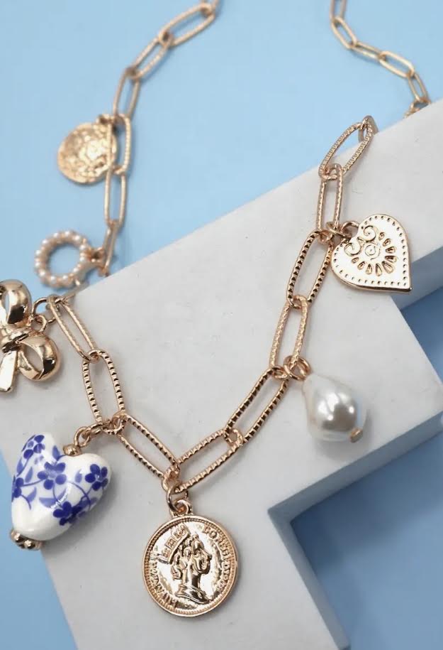 Floral Charm Necklace