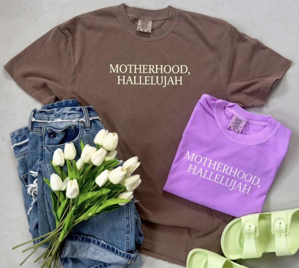 Motherhood Hallelujah in violet