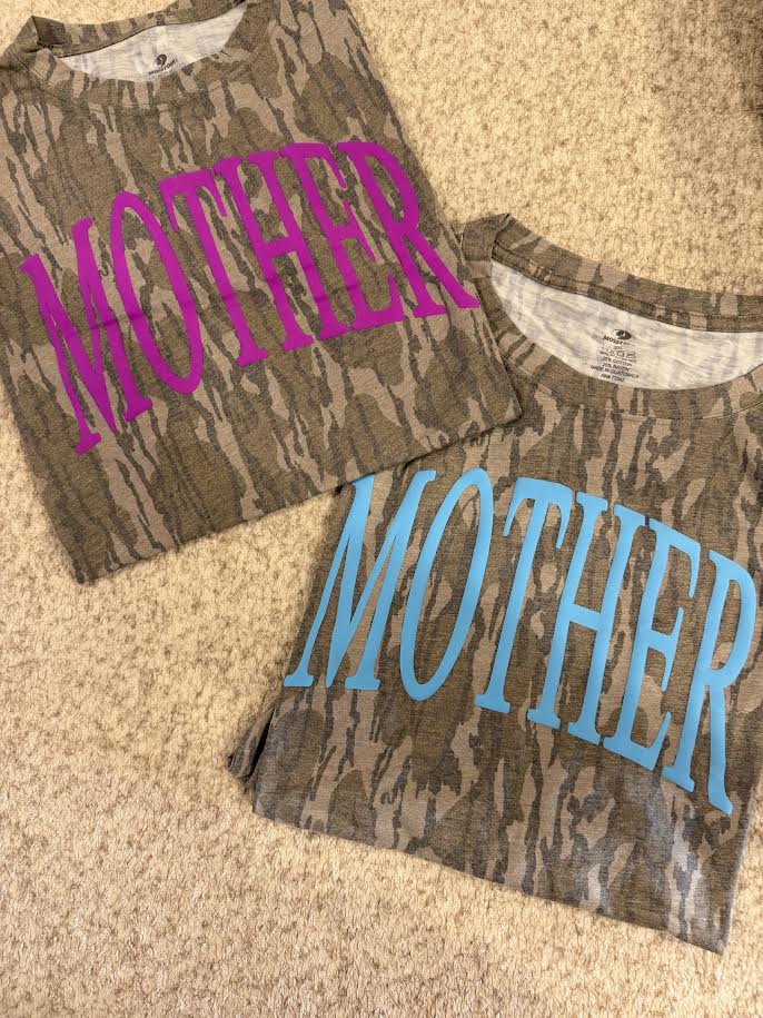 Camo Mother Tee - Blue