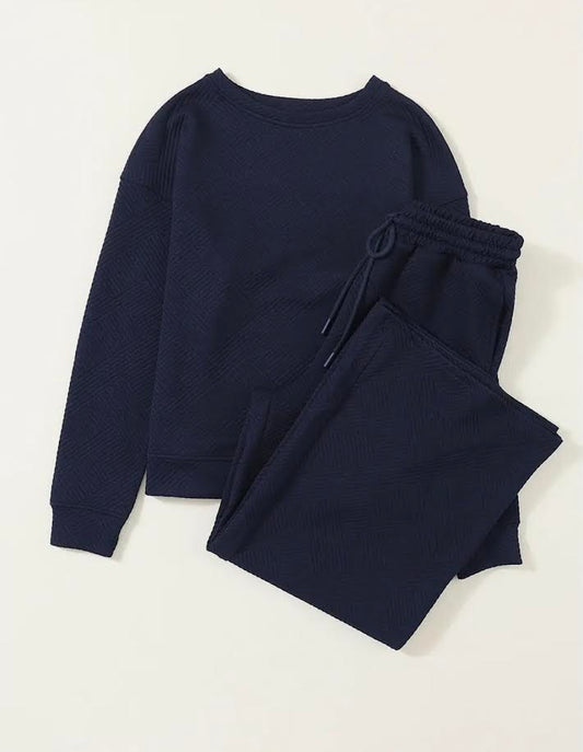 Quilted Navy Set