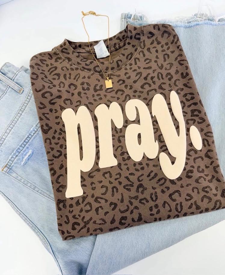 PRAY Leopard Tee