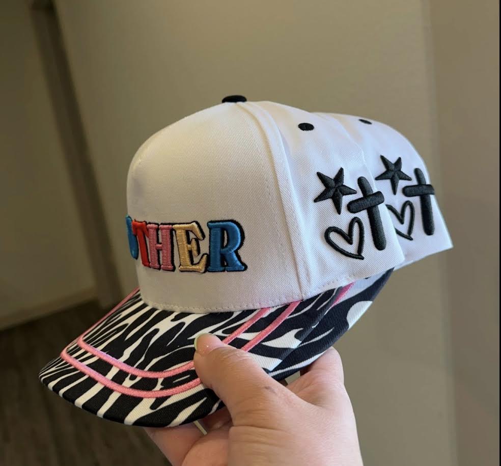 Zebra Mother Trucker Hat