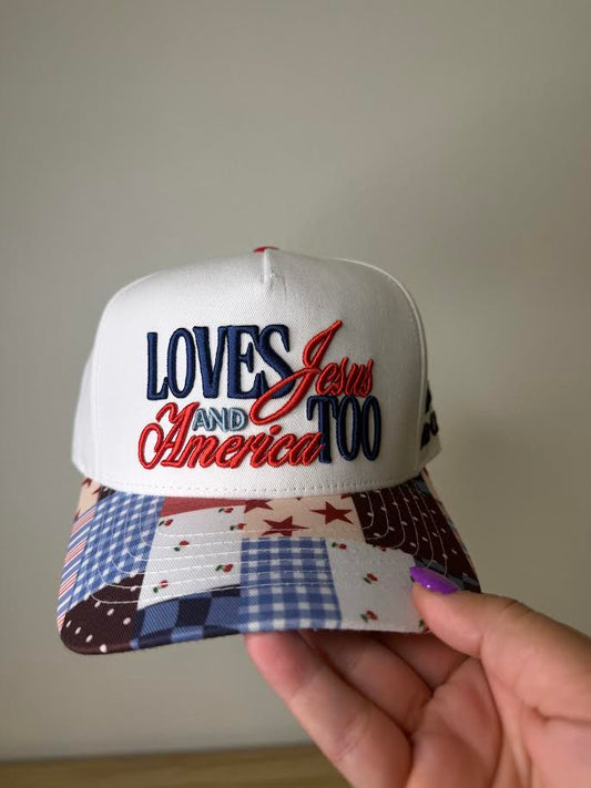 Loves Jesus Trucker Hat