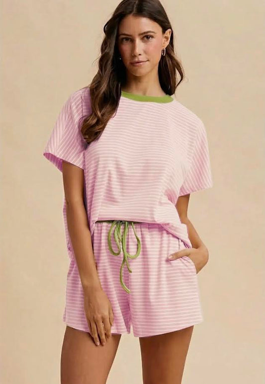 Cotton Candy Striped Set