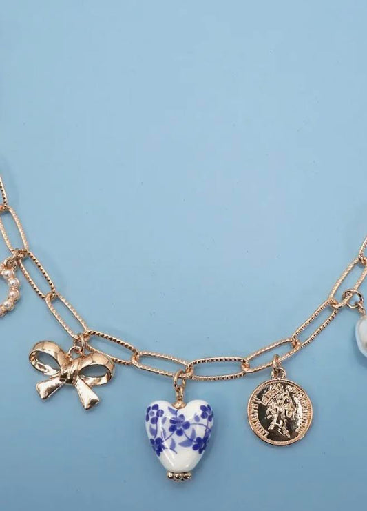 Floral Charm Necklace