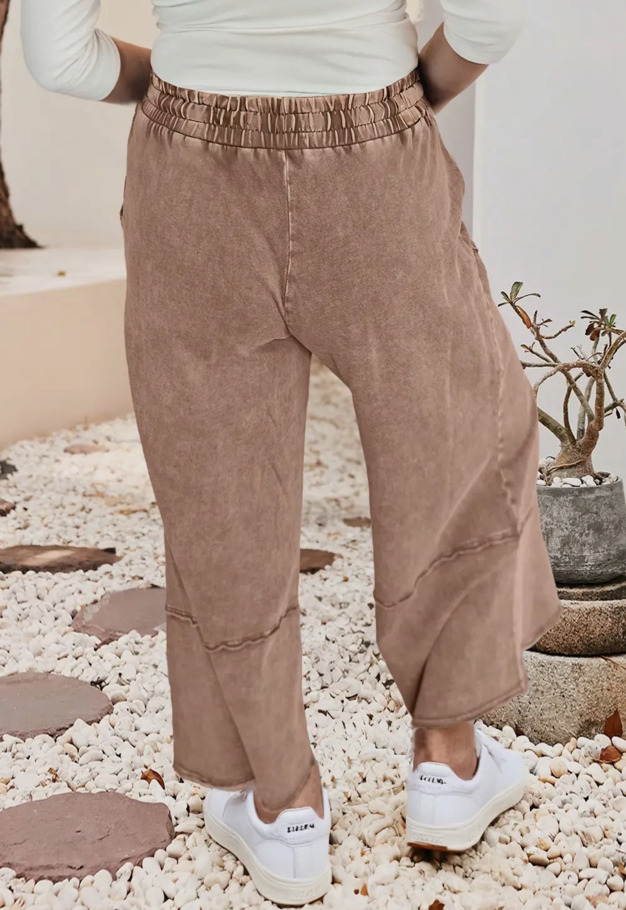 Floral Patchwork Cropped Pants