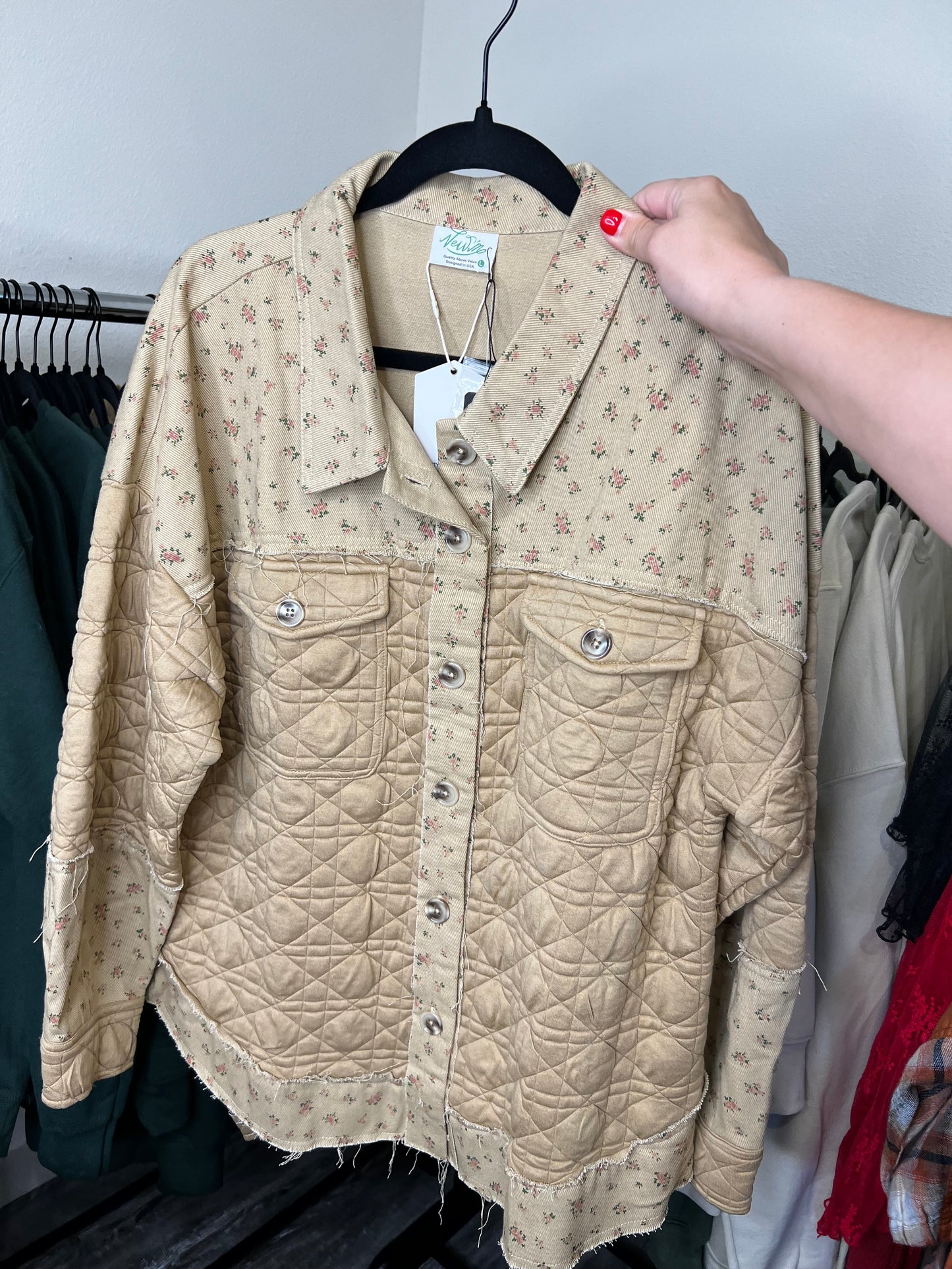 Quilted Mocha Shacket