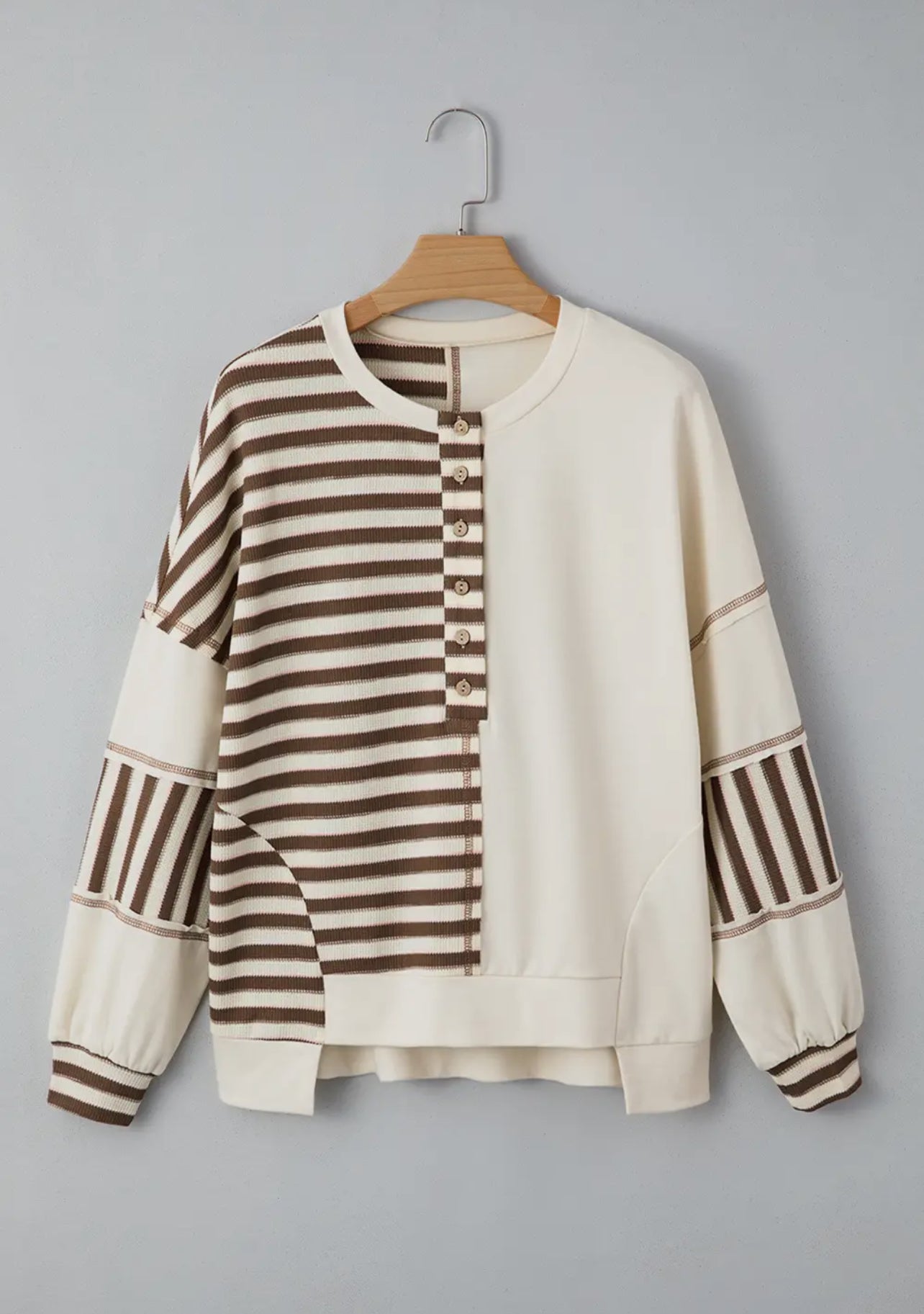 Colorblock Striped Top