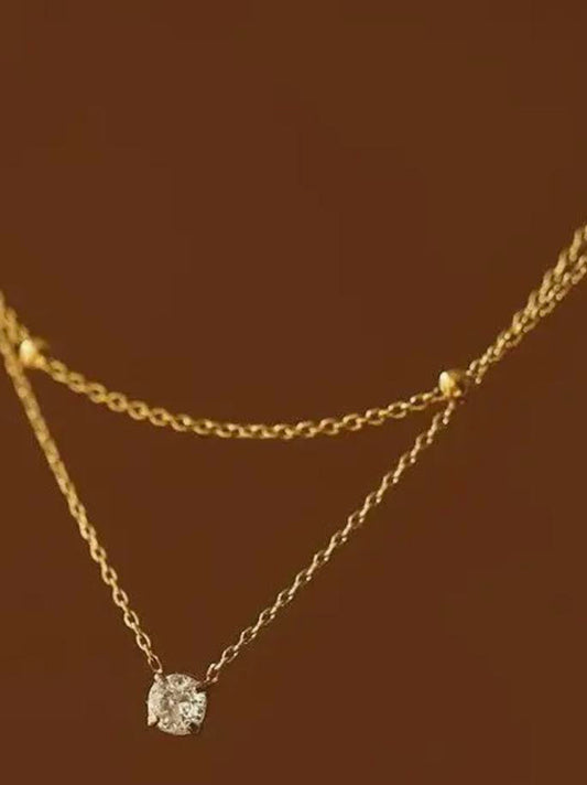 Dainty Rhinestone Necklace
